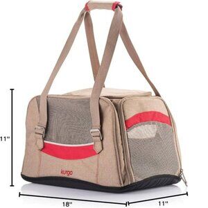Kurgo Metro Carrier, Soft Sided Pet Carrier Bag, Airline Approved